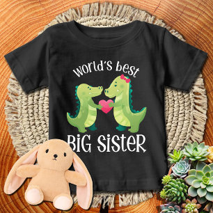 T-shirt Pour Bébé Quelle CROCK Meilleure Grande Sœur du Monde