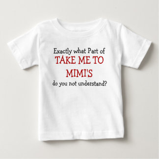 T-shirt Pour Bébé Quelle partie de emmenez-moi au T-shirt bébé de Mi