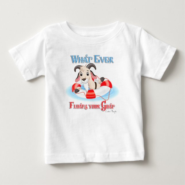 T-shirt Pour Bébé Quelle que soit la chèvre (Devant)