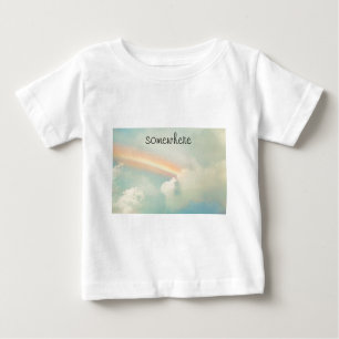 T-shirt Pour Bébé Quelque part au-dessus de l'arc-en-ciel