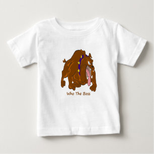 T-shirt Pour Bébé Qui Le Patron.