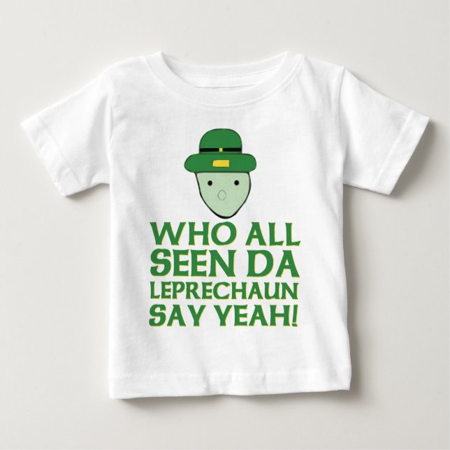 T-shirt Pour Bébé Qui tout le lutin vu du DA indiquent ouais Meme (Devant)