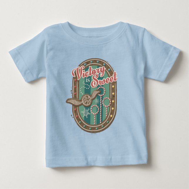 T-shirt Pour Bébé QUIDDITCH™ Victory is Sweet Holiday Cookie Graphic (Devant)
