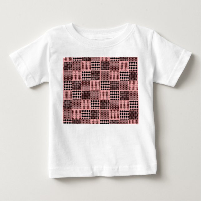 T-shirt Pour Bébé Quilt Boho (Devant)