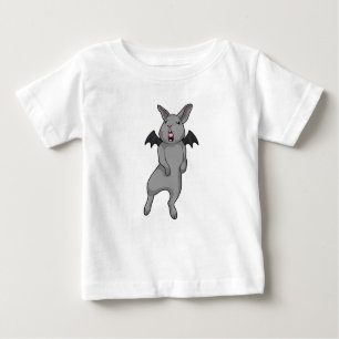 T-shirt Pour Bébé Rabbit avec aile chauve-souris