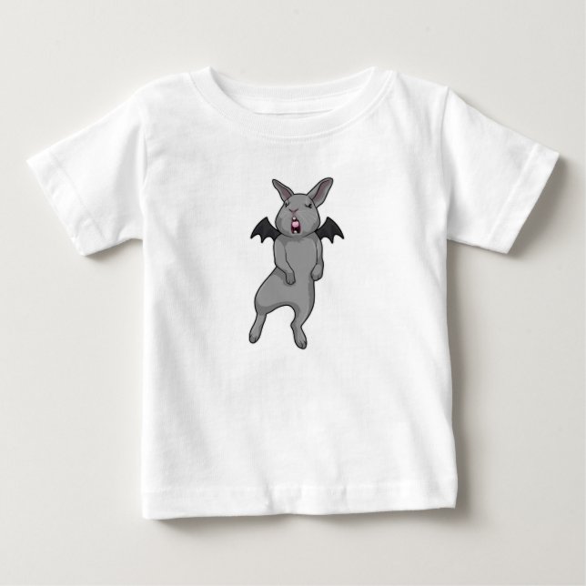 T-shirt Pour Bébé Rabbit avec aile chauve-souris (Devant)