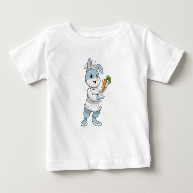 T-shirt Pour Bébé Rabbit comme cuire à la carotte (Devant)