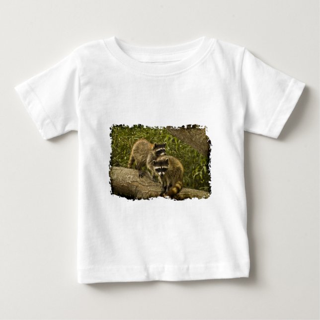 T-shirt Pour Bébé Raccoons (Devant)