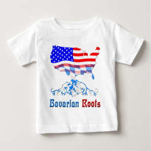 T-shirt Pour Bébé Racines bavaroises américaines