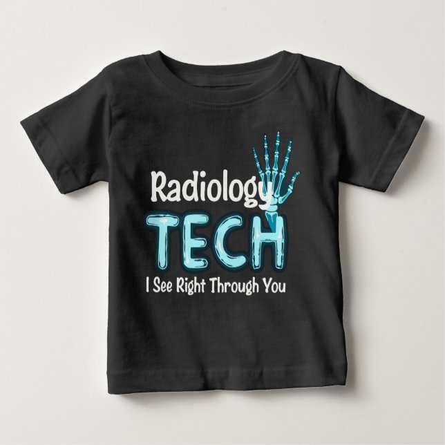 T-shirt Pour Bébé Radiologie Tech Humour X Ray (Devant)