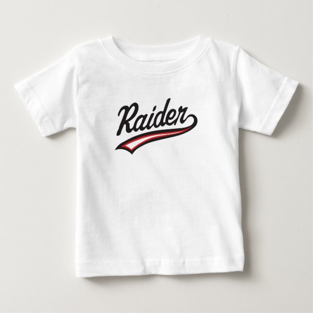 T-shirt Pour Bébé Raider Name Design – Power & Strength Style (Devant)
