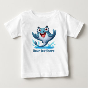 T-shirt Pour Bébé Raie cool unisex plage ajouter du texte