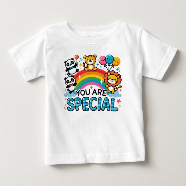 T-shirt Pour Bébé "Rainbow Friends : You Are Special" (Devant)