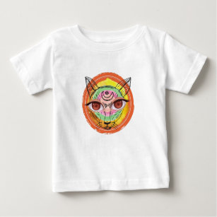 T-shirt Pour Bébé Rainbow Kitten Surprise, Serveuse personnelle de c
