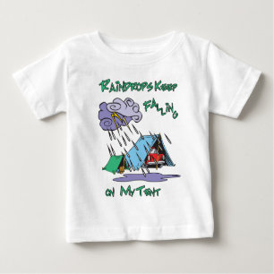 T-shirt Pour Bébé Raindrops Camping