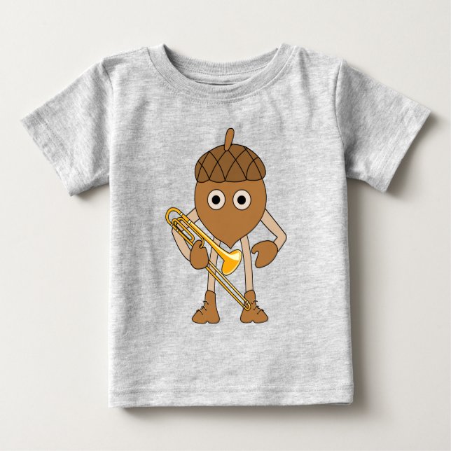 T-shirt Pour Bébé Rainure trombone (Devant)