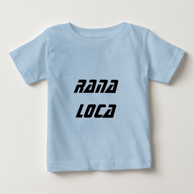 T-shirt Pour Bébé rana loca - grenouille folle Espagnol (Devant)