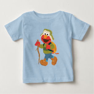 T-shirt Pour Bébé Randonnée Elmo en forêt