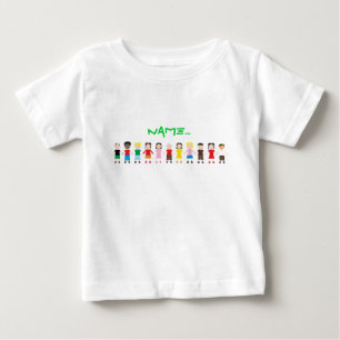 T-shirt Pour Bébé Rangée Enfants