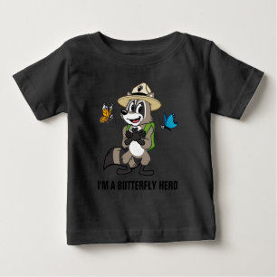 T-shirt Pour Bébé Ranger Rick   Héros papillon - Panneau papillon