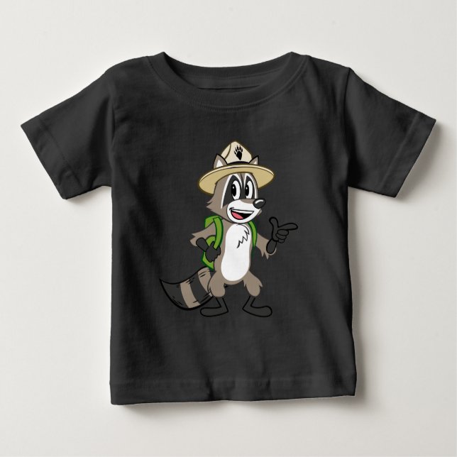 T-shirt Pour Bébé Ranger Rick | Ranger Rick Pointing (Devant)