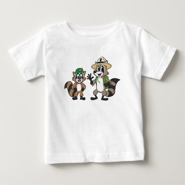T-shirt Pour Bébé Ranger Rick | Ranger Rick & Ricky (Devant)