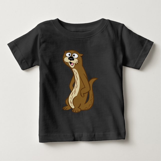 T-shirt Pour Bébé Ranger Rick | Reggie Otter (Devant)