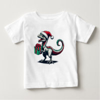 raptor au chapeau de Noël de Père Noël
