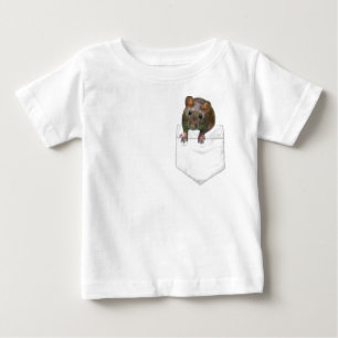 T-shirt Pour Bébé Rat dans votre poche