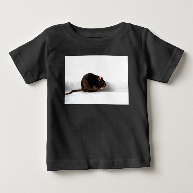 T-shirt Pour Bébé Rat iccna (Devant)