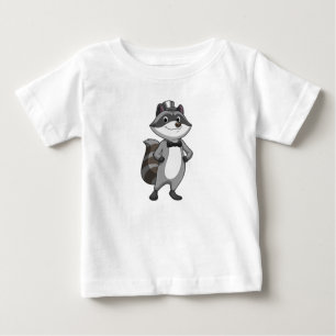 T-shirt Pour Bébé Raton laveur en marié avec cravate