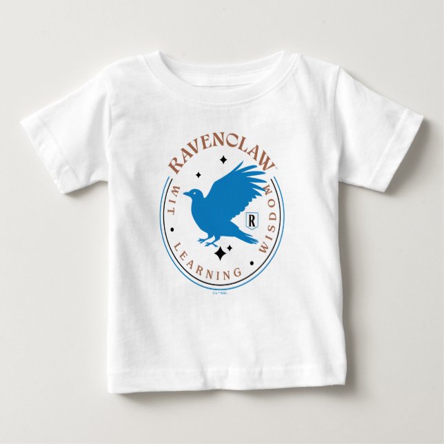T-shirt Pour Bébé RAVENCLAW™ Blue Eagle House Pride Badge (Devant)
