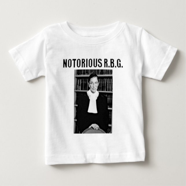 T-shirt Pour Bébé RBG notoire (Devant)