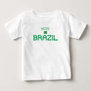 T-shirt Pour Bébé Recette en colère Brésil