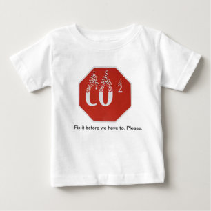 T-shirt Pour Bébé Réchauffement Climatique