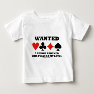 T-shirt Pour Bébé Recherché un associé de pont qui joue à mon niv