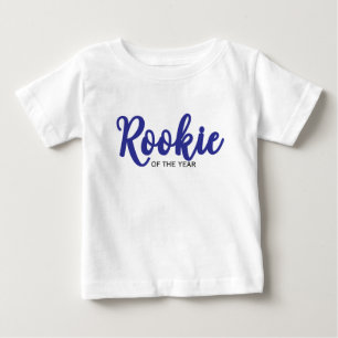 T-shirt Pour Bébé Recrue de l'année 1er anniversaire Baseball