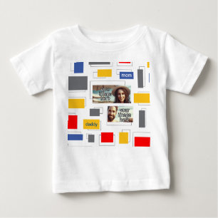 T-shirt Pour Bébé Rectangles