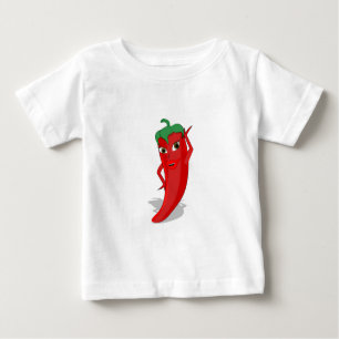 T-shirt Pour Bébé Red Hot Pepper Diva