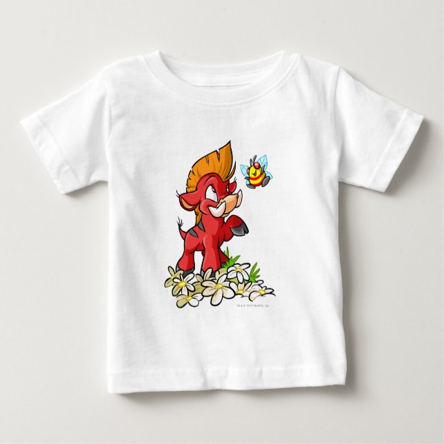 T-shirt Pour Bébé Red Moehog et Buzz (Devant)