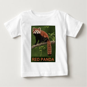 T-shirt Pour Bébé Red Panda