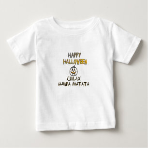 T-shirt Pour Bébé Refroidissez et détendez-vous Happy Halloween Coll