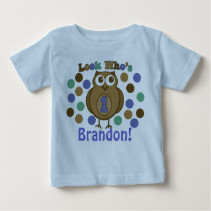 T-shirt Pour Bébé Regardez qui est la 1 première chemise