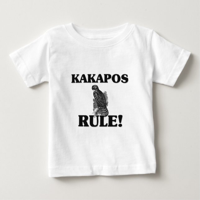 T-shirt Pour Bébé Règle de KAKAPOS ! (Devant)