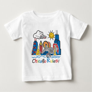 T-shirt Pour Bébé Règles de Chicago