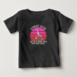 T-shirt Pour Bébé Reine de gymnastique