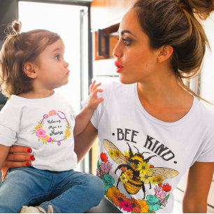 T-shirt Pour Bébé Relax Ma Mère Est Une Infirmière Stethoscope Flora