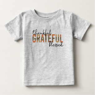 T-shirt Pour Bébé Remerciements à la bienheureuse guépard'impression