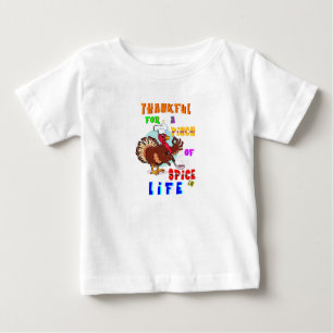 T-shirt Pour Bébé Remerciements Pour Un Pinch D'Épice Dans La Vie