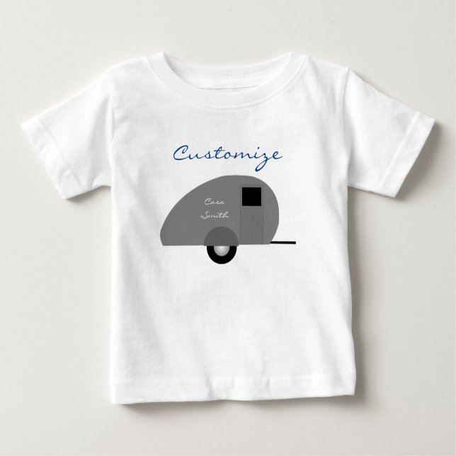 T-shirt Pour Bébé Remorque minuscule Thunder_Cove de larme (Devant)